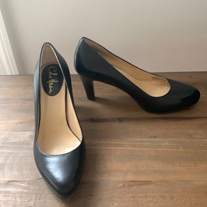 Classic Cole Hahn black leather pumps